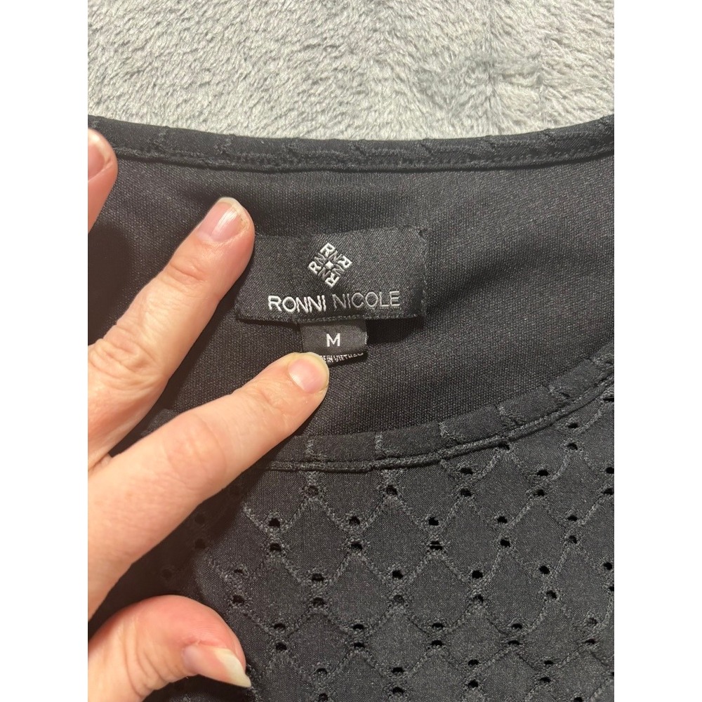 Guess Black Shirt Dress Womens S Button Front Stretch Collared Mini Dress - Picture 9 of 14